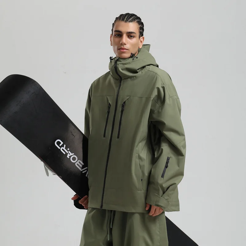 New Ski Suit Men's Jacket Veneer Windproof Waterproof Breathable Loose Zipper American Professional Ski Suit
New Ski Suit Men's Jacket Veneer Windproof Waterproof Breathable Loose Zipper American Professional Ski Suit