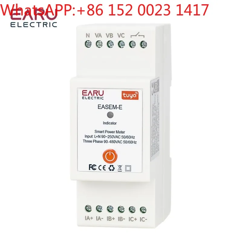 Graffiti WIFI three-phase four-wire AC90-480V energy meter with relay two-way measurement solar energy, photovoltaic
Graffiti WIFI three-phase four-wire AC90-480V energy meter with relay two-way measurement solar energy, photovoltaic