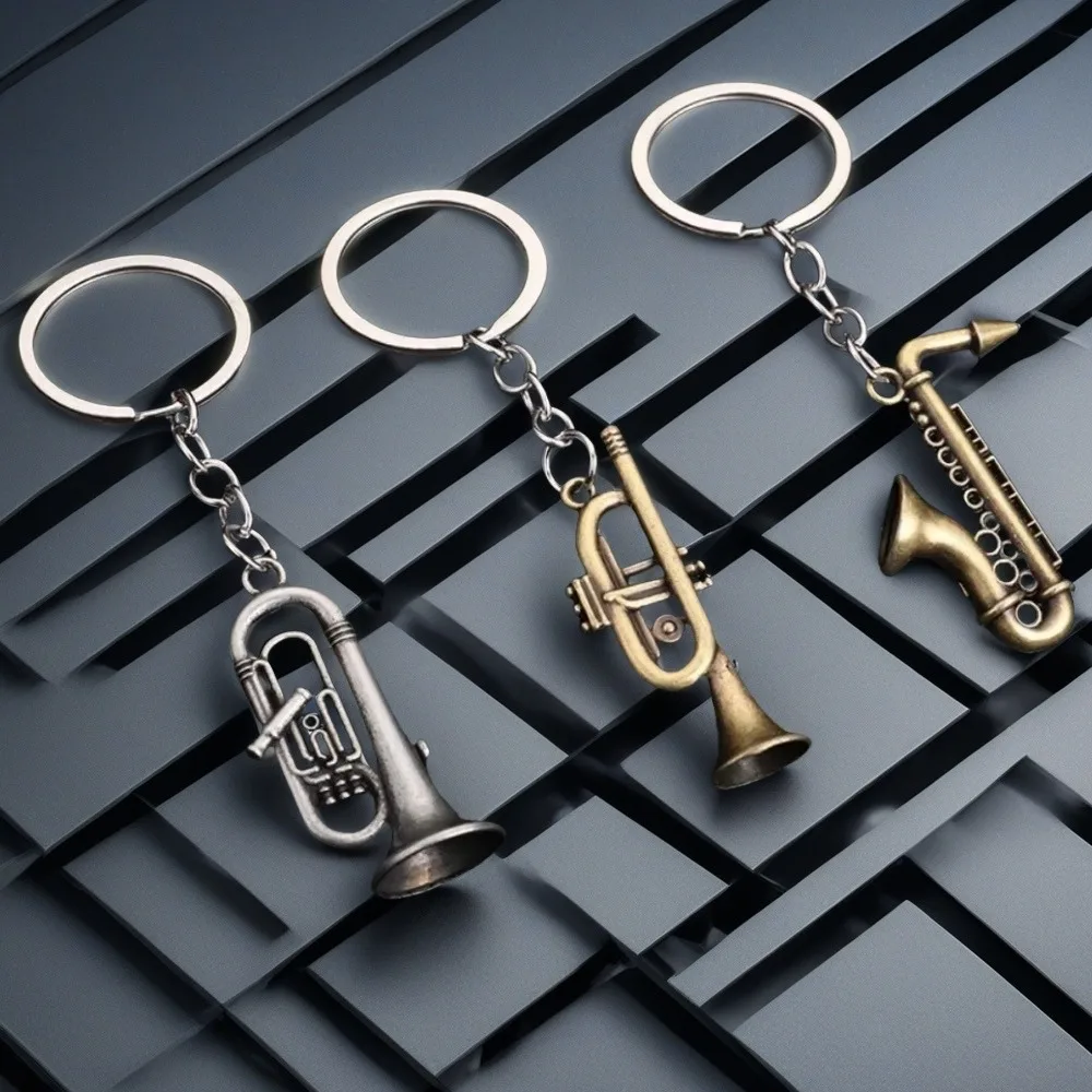 Saxophone Pendant Keychain Creative Music Enthusiast Mini Metal Cute Key Ring Accessories Lover Small Keyring Personalized Gift
Saxophone Pendant Keychain Creative Music Enthusiast Mini Metal Cute Key Ring Accessories Lover Small Keyring Personalized Gift