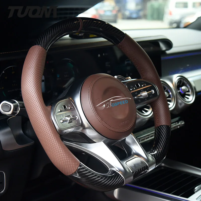 Upgrade Leather Carbon Fiber Led Steering Wheel For Mercedes Benz W205 AMG W212 W213 CLA C300 S550 C63 AMG GT SL500 G63 SLK R172
Upgrade Leather Carbon Fiber Led Steering Wheel For Mercedes Benz W205 AMG W212 W213 CLA C300 S550 C63 AMG GT SL500 G63 SLK R172