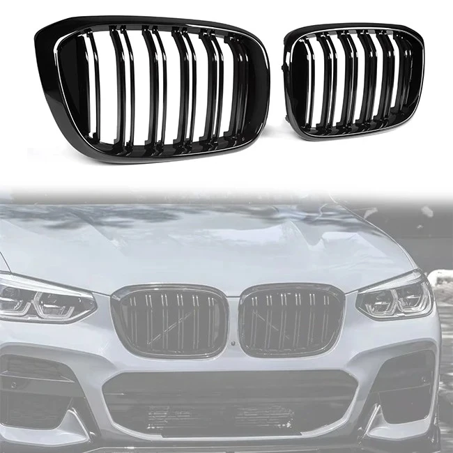 17-21 Double Slat Gloss Black/Matte Black M Color for BMW ABS Grill G01/G08 X3 2017-2021 Front Bumper Grille
17-21 Double Slat Gloss Black/Matte Black M Color for BMW ABS Grill G01/G08 X3 2017-2021 Front Bumper Grille