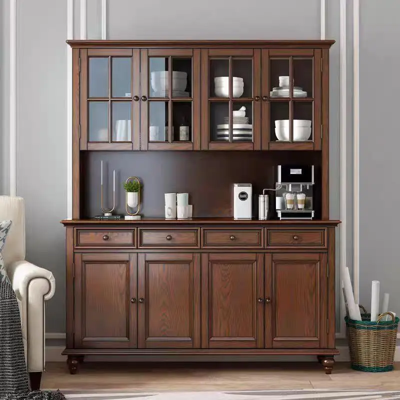 American country solid wood cabinet, retro dining side tea cabinet, living room wine cabinet, cupboard, entrance cabinet
American country solid wood cabinet, retro dining side tea cabinet, living room wine cabinet, cupboard, entrance cabinet