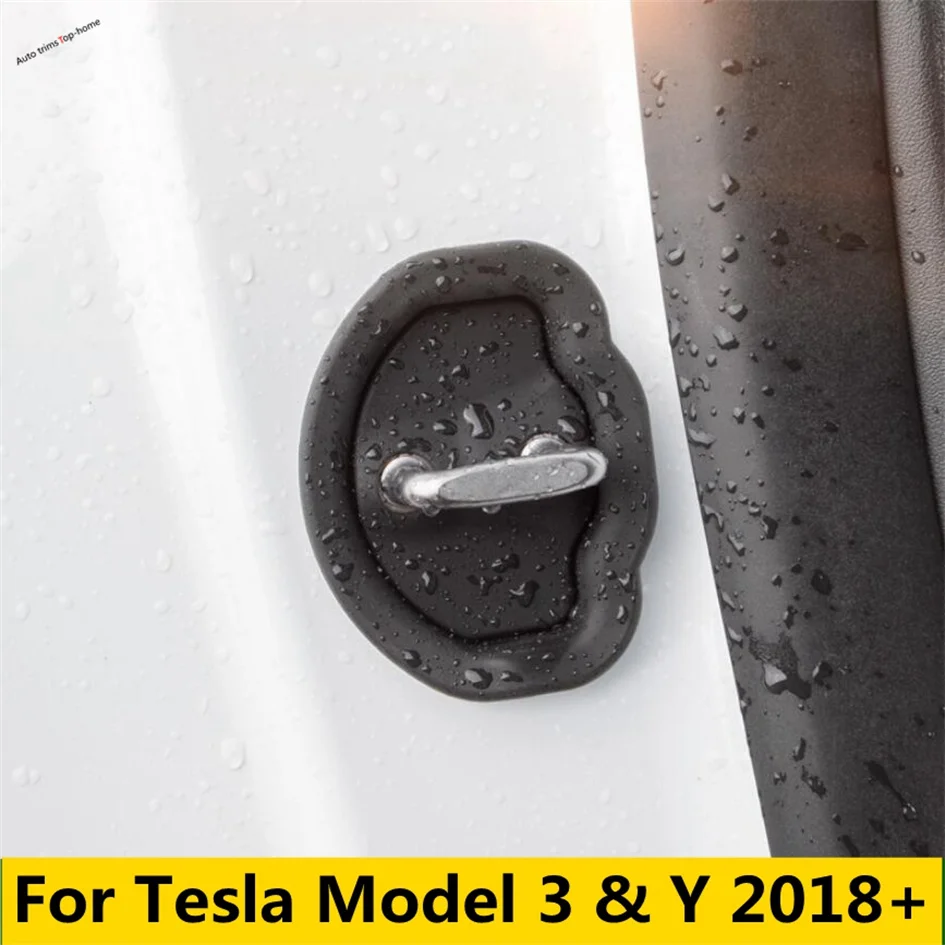 Door Lock Buckle Anti-collision Protective Car Door Mute Damping Cushion Silicone Cover For Tesla Model 3 Model Y 2018 - 2025
Door Lock Buckle Anti-collision Protective Car Door Mute Damping Cushion Silicone Cover For Tesla Model 3 Model Y 2018 - 2025
