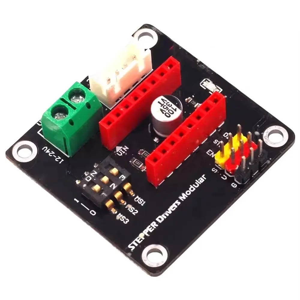 3D printer 42 stepper motor driver expansion board 8825/A4988 stepper motor driver
3D printer 42 stepper motor driver expansion board 8825/A4988 stepper motor driver
