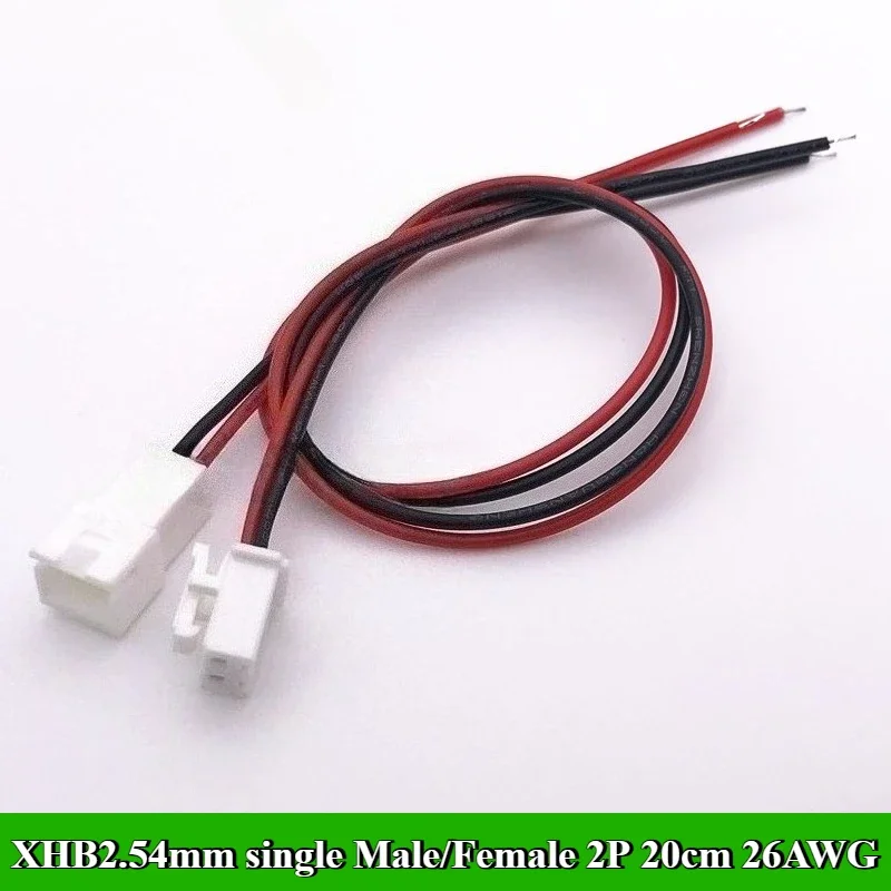 10Pcs/lot XHB2.54mm Male/Female Head 2P/3P/4P/5P/6P Pitch 2.54mm Terminal Wire Length 20cm 26AWG Electronic Wire connector
10Pcs/lot XHB2.54mm Male/Female Head 2P/3P/4P/5P/6P Pitch 2.54mm Terminal Wire Length 20cm 26AWG Electronic Wire connector