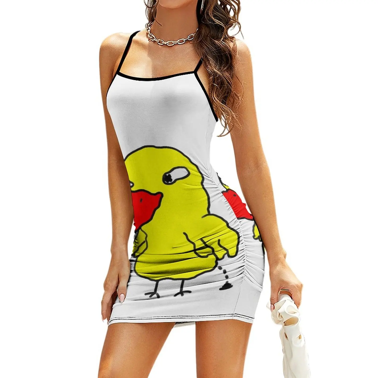 Yellow duck Sling Dress women's clothing korea stylish women long dresses Dress women women's clothing trend 2025
Yellow duck Sling Dress women's clothing korea stylish women long dresses Dress women women's clothing trend 2025