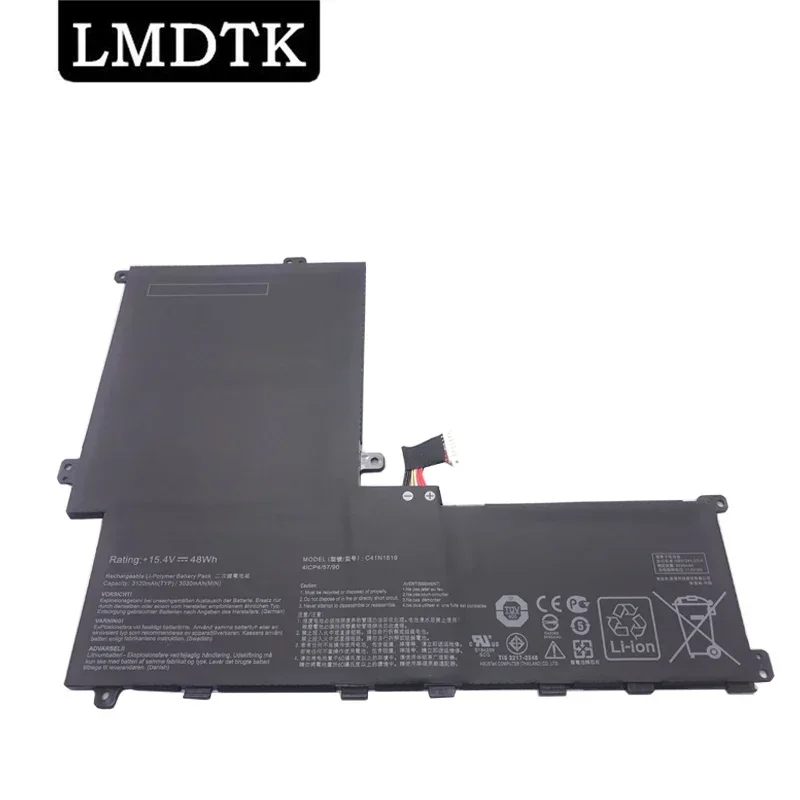 LMDTK New C41N1619 Аккумулятор для ноутбука ASUS Pro B9440 B9440UA B9440UA-XS74 B9440UA7200 B9440UA7500 15,4 V 48WH
LMDTK New C41N1619 Аккумулятор для ноутбука ASUS Pro B9440 B9440UA B9440UA-XS74 B9440UA7200 B9440UA7500 15,4 V 48WH