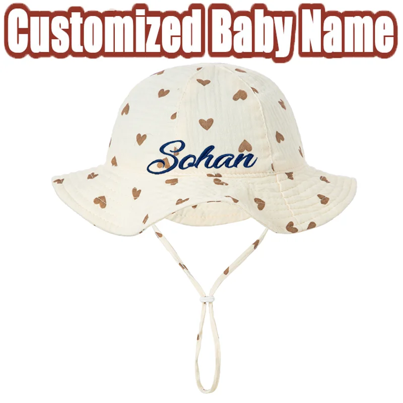 Детская пляжная шляпа с широкими полями и регулируемым ремешком на подбородке, дышащая, с вышитым именем, для защиты от солнца летом
Детская пляжная шляпа с широкими полями и регулируемым ремешком на подбородке, дышащая, с вышитым именем, для защиты от солнца летом