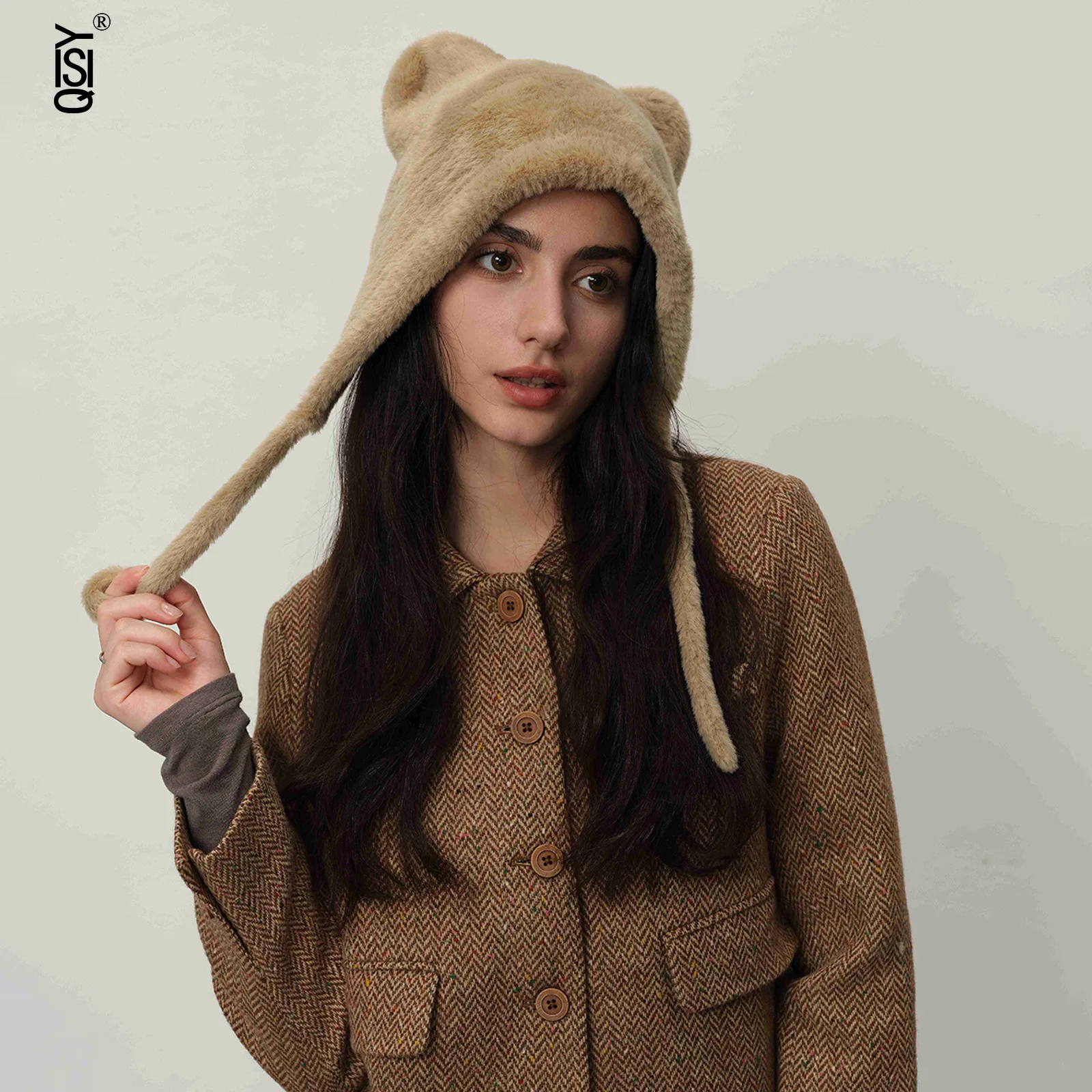 A Fluffy, Cute and Warm Winter Ear-protecting Cap with A Fashionable and Simple Knitted Style for Women
A Fluffy, Cute and Warm Winter Ear-protecting Cap with A Fashionable and Simple Knitted Style for Women