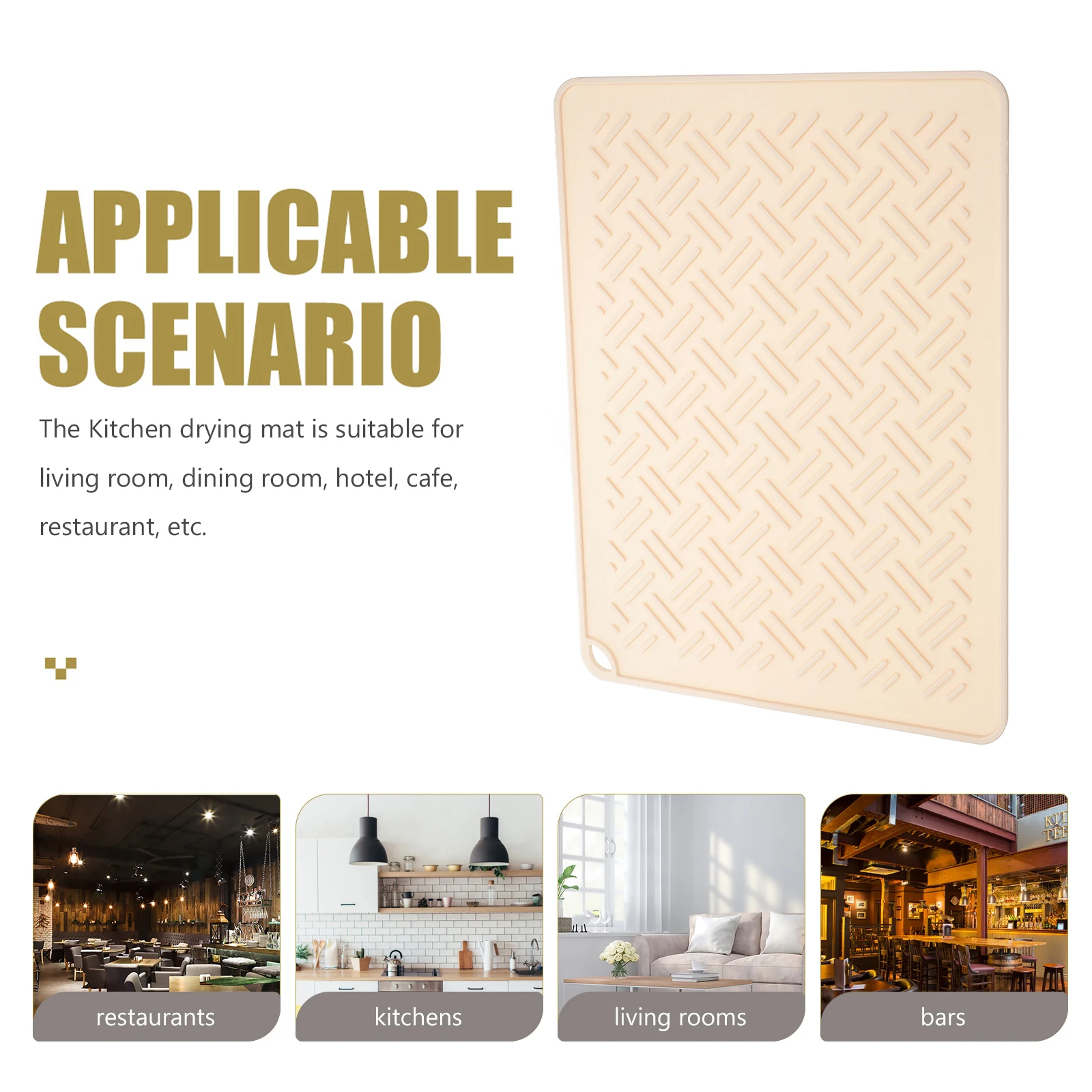 Silicone Kitchen Mat Hot Pad for Pots Pans Dishes Draining Mats Worktop Protector Light Luxury Compact Size Soft
Silicone Kitchen Mat Hot Pad for Pots Pans Dishes Draining Mats Worktop Protector Light Luxury Compact Size Soft