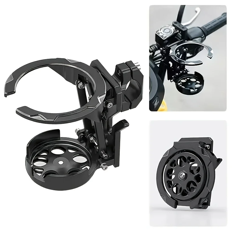 Universal Motorcycle Bike Cup Holder, Aluminum Alloy Water Bottle Cage, Secure Stable Easy Install for Most Drinks Cups
Universal Motorcycle Bike Cup Holder, Aluminum Alloy Water Bottle Cage, Secure Stable Easy Install for Most Drinks Cups