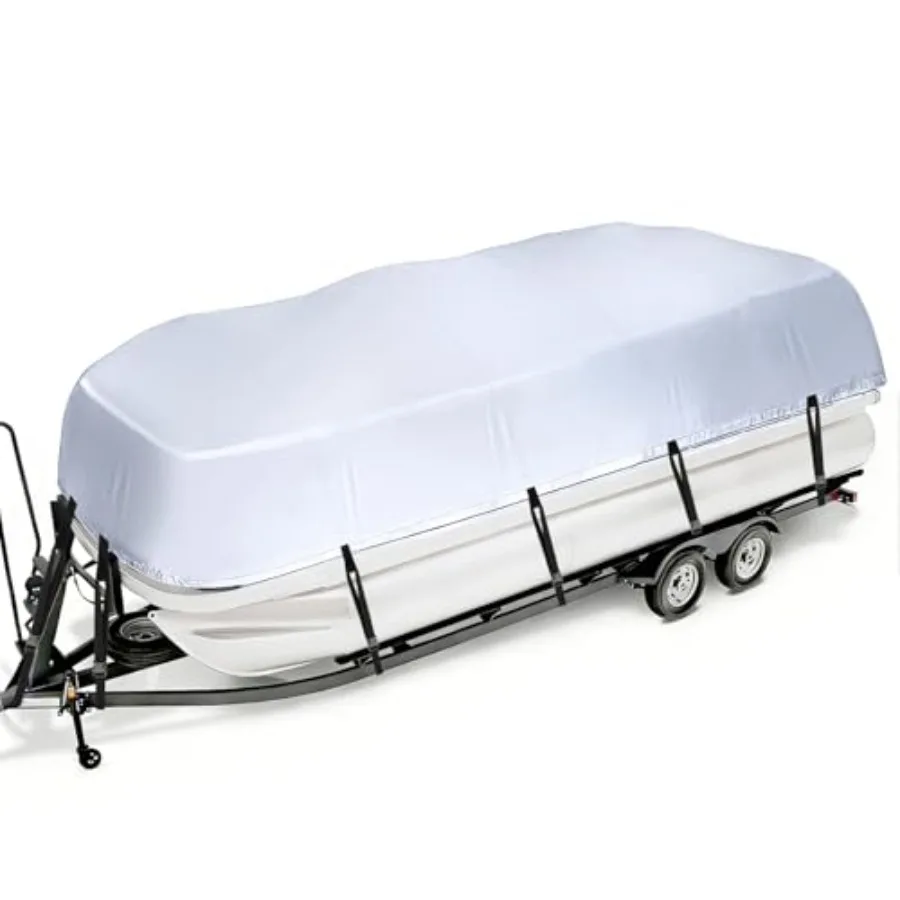 iCOVER Trailerable Pontoon Boat Cover, Fits 17 to 28Feet Long and Beam Width up to 102in Pontoon Boat with Storage Bag
iCOVER Trailerable Pontoon Boat Cover, Fits 17 to 28Feet Long and Beam Width up to 102in Pontoon Boat with Storage Bag