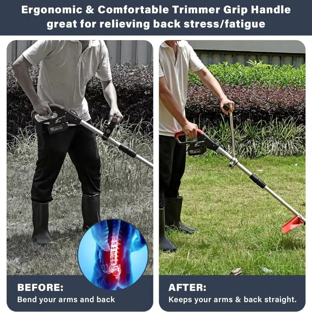 Stainless Steel Trimmer Grip Heavy-Duty Ergonomic Weeding Machine Grip Adjustable Shoulder Strap Extension Handle
Stainless Steel Trimmer Grip Heavy-Duty Ergonomic Weeding Machine Grip Adjustable Shoulder Strap Extension Handle