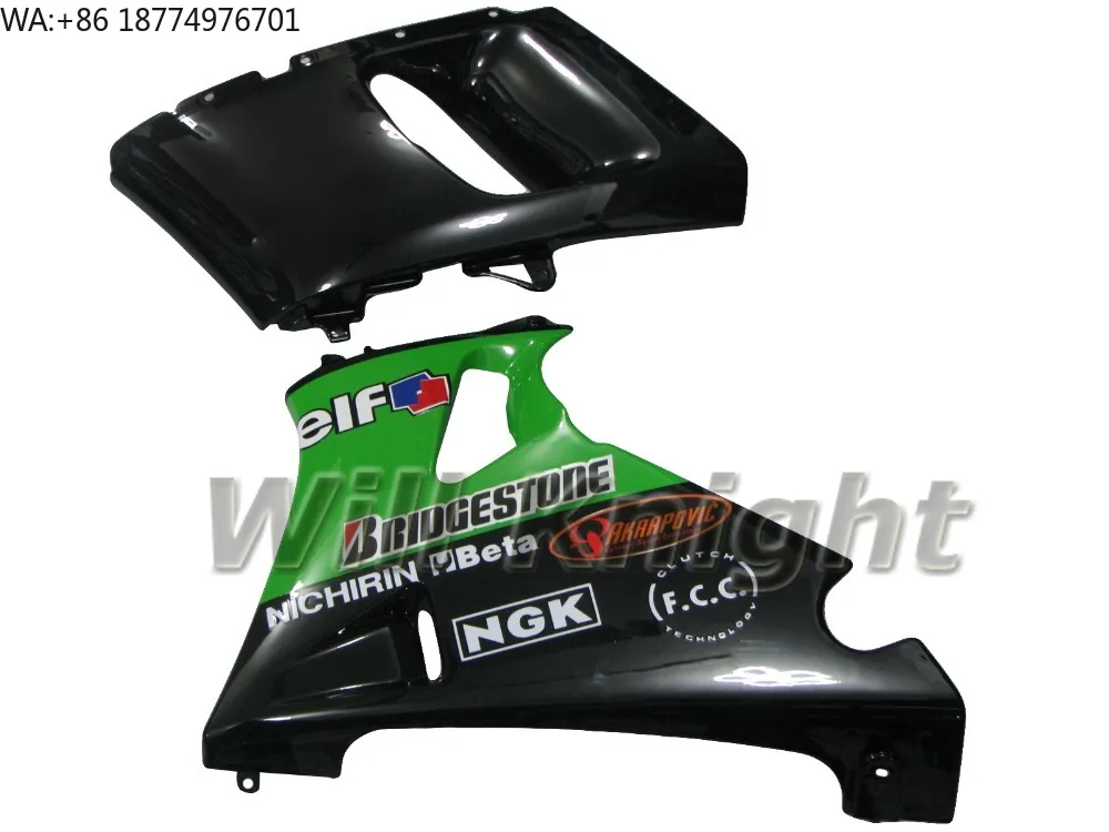 Комплект пластиковых обтекателей (фарингов) из АБС для мотоцикла Kawasaki ZZR400 1993-1997 годов, полный комплект обвесов ZZ-R400 93-97
Комплект пластиковых обтекателей (фарингов) из АБС для мотоцикла Kawasaki ZZR400 1993-1997 годов, полный комплект обвесов ZZ-R400 93-97