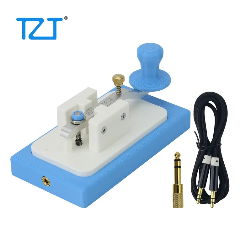 TZT HAM SPACE Blue/Black/Red MK-02 CW Key 3D-Printed Mini Manual Key High Quality Radio Accessory with 3.5 to 6.5 Adapter
TZT HAM SPACE Blue/Black/Red MK-02 CW Key 3D-Printed Mini Manual Key High Quality Radio Accessory with 3.5 to 6.5 Adapter