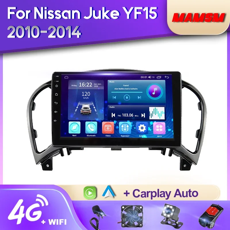 MAMSM Android 12 Car Radio For Nissan Juke YF15 2010 - 2014 Multimedia Video Player Navigation Stereo GPS Carplay Autoradio 2Din
MAMSM Android 12 Car Radio For Nissan Juke YF15 2010 - 2014 Multimedia Video Player Navigation Stereo GPS Carplay Autoradio 2Din