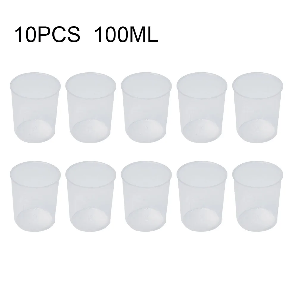 10pcs Measuring Cup 100ml Transparent Double-Scale Graduated Container For Kitchen Laboratory Gadgets Measuring Tool
10pcs Measuring Cup 100ml Transparent Double-Scale Graduated Container For Kitchen Laboratory Gadgets Measuring Tool