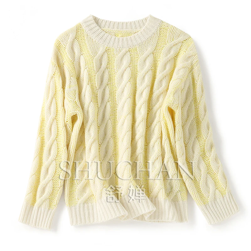 Thick Pure Cashmere Sweater Women 2023 New Winter Warm 500g Casacos De Inverno Feminino Sueters De Mujer Pullover Loose Fit
Thick Pure Cashmere Sweater Women 2023 New Winter Warm 500g Casacos De Inverno Feminino Sueters De Mujer Pullover Loose Fit