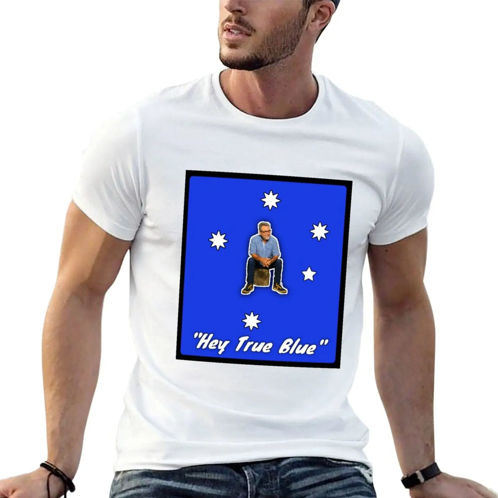 Hey True Blue - футболка John Williamson, мужская футболка из 100% хлопка, мужская футболка, хлопковая футболка
Hey True Blue - футболка John Williamson, мужская футболка из 100% хлопка, мужская футболка, хлопковая футболка