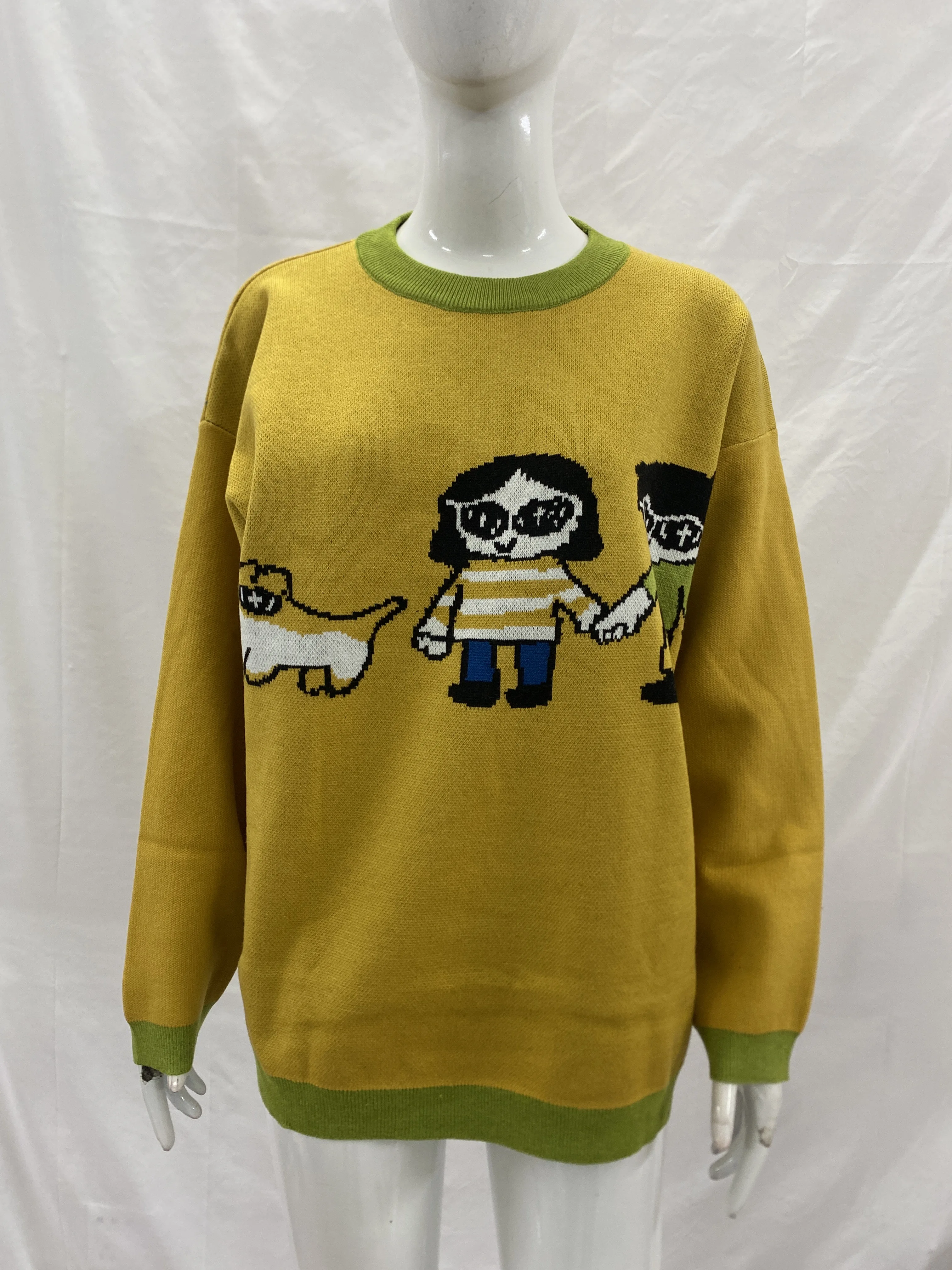 Cozy Intricate Jacquard Pullover For Chilly Seasons Featuring A Timeless Crew Neck And Artistic Sleeve Detailing
Cozy Intricate Jacquard Pullover For Chilly Seasons Featuring A Timeless Crew Neck And Artistic Sleeve Detailing