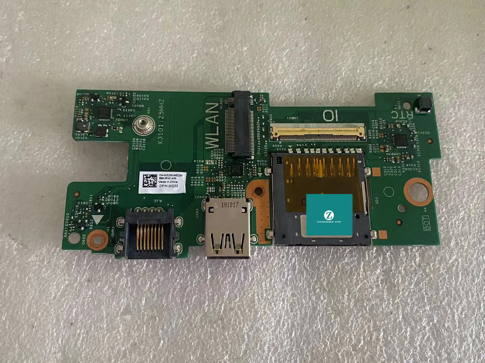 Genuine FOR DELL 15 7570 7000 7573 USB ETHERNET SD CARD READER 0X5255 X5255
Genuine FOR DELL 15 7570 7000 7573 USB ETHERNET SD CARD READER 0X5255 X5255