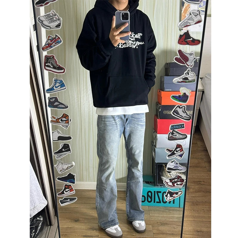 Light Blue Men's Flared Jeans Straight Leg Denim Pants Slimming Waed Autumn Trendy OOTD Casual Straight Cut Trousers
Light Blue Men's Flared Jeans Straight Leg Denim Pants Slimming Waed Autumn Trendy OOTD Casual Straight Cut Trousers