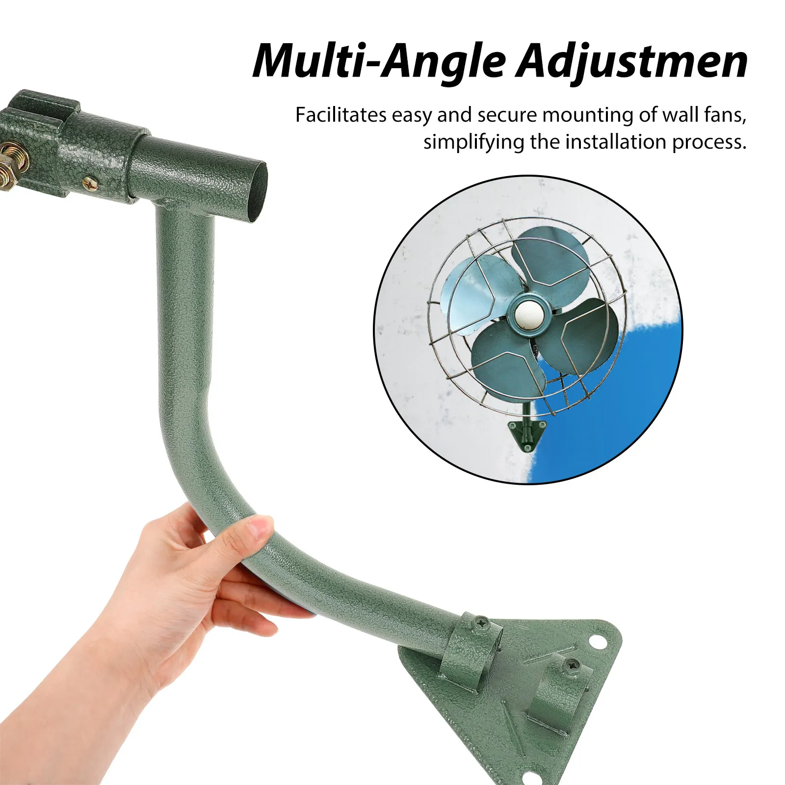 Комплект из 1 шт. Универсальный кронштейн для настенного крепления вентилятора из прочного железа с изогнутым основанием, простая установка, надежная фиксация вентилятора
Комплект из 1 шт. Универсальный кронштейн для настенного крепления вентилятора из прочного железа с изогнутым основанием, простая установка, надежная фиксация вентилятора