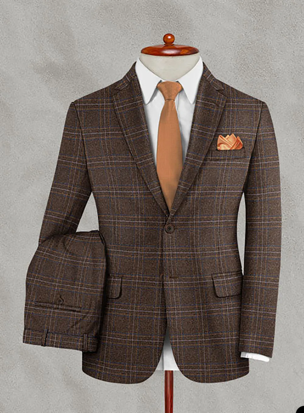 Formal Wedding Men Suits Tuxedos Checkered Stripe Notched Lapel 2 Buttons Pockets Customized Groom 2 Pieces Tailored Coat Pants
Formal Wedding Men Suits Tuxedos Checkered Stripe Notched Lapel 2 Buttons Pockets Customized Groom 2 Pieces Tailored Coat Pants