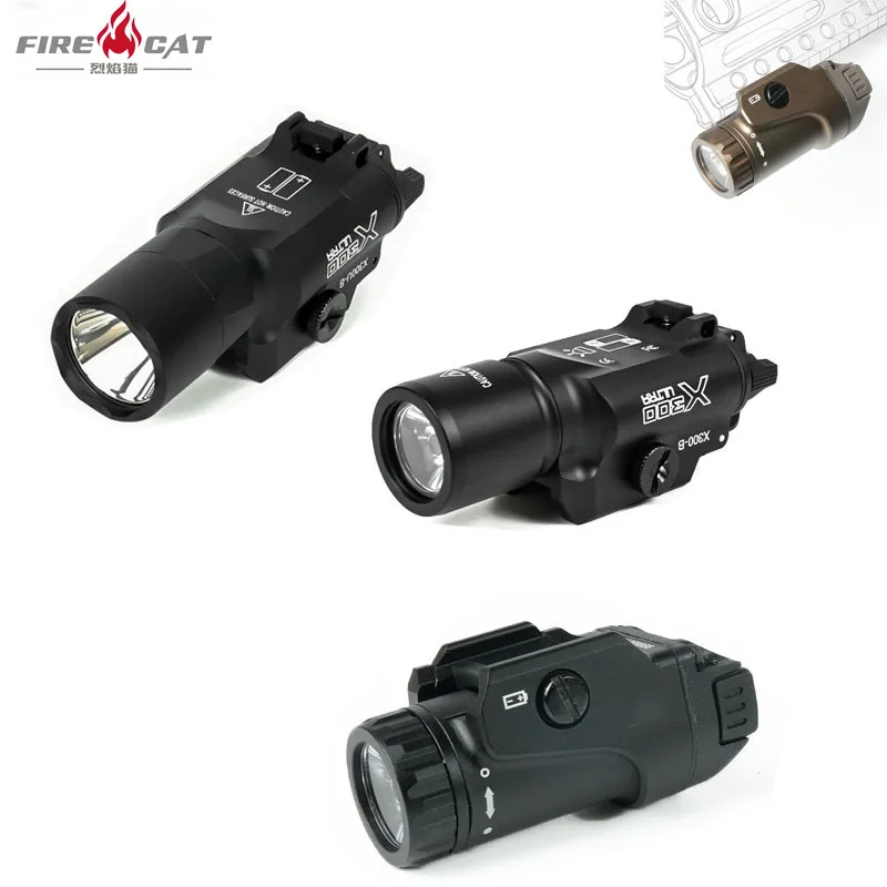 Тактический фонарь X300U-B X300-B FOXTROT-1X с металлическим основанием для пистолетов G17 G18 G19 G43X, охотничий светодиодный фонарь, совместимый с 21-мм планкой
Тактический фонарь X300U-B X300-B FOXTROT-1X с металлическим основанием для пистолетов G17 G18 G19 G43X, охотничий светодиодный фонарь, совместимый с 21-мм планкой