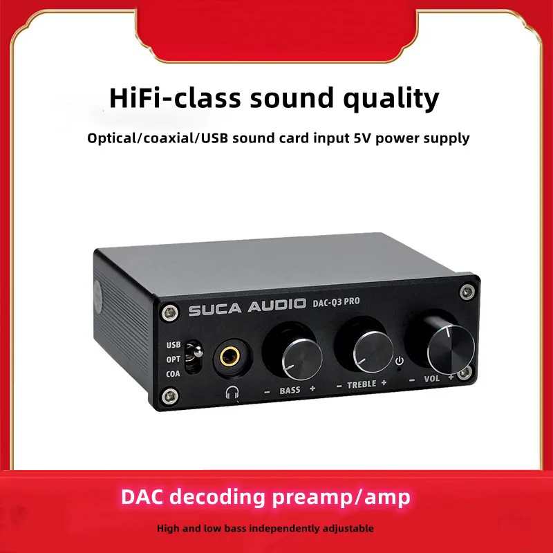 Mini HiFi 2.0 Audio Decoder USB DAC Headphone Amplifier USB/Coaxial/Optical Output RCA Audio Amplifier
Mini HiFi 2.0 Audio Decoder USB DAC Headphone Amplifier USB/Coaxial/Optical Output RCA Audio Amplifier