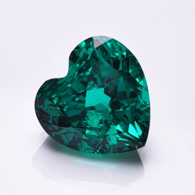 Top Hydrothermal Lab Grown Columbia Emerald Gemstone Heart Cut With AGL Certificate for Exclusive Jewelry
Top Hydrothermal Lab Grown Columbia Emerald Gemstone Heart Cut With AGL Certificate for Exclusive Jewelry