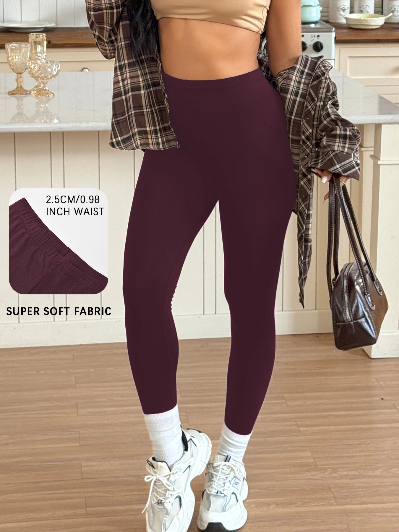 Супермягкие леггинсы с низкой посадкой для женщин - высокая эластичность для занятий йогой, бега, тренировок и повседневной носки.
Супермягкие леггинсы с низкой посадкой для женщин - высокая эластичность для занятий йогой, бега, тренировок и повседневной носки.