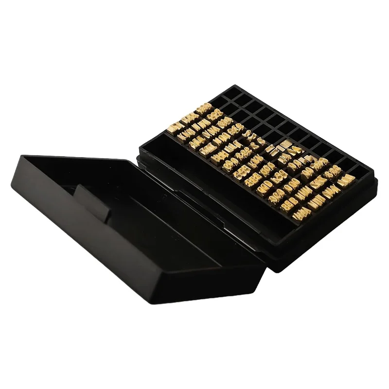 ABUG-Copper Letters 120PCS Thermal Ribbon Printing Hot Stamp Font Characters For Manual Electric Coding Machine
ABUG-Copper Letters 120PCS Thermal Ribbon Printing Hot Stamp Font Characters For Manual Electric Coding Machine