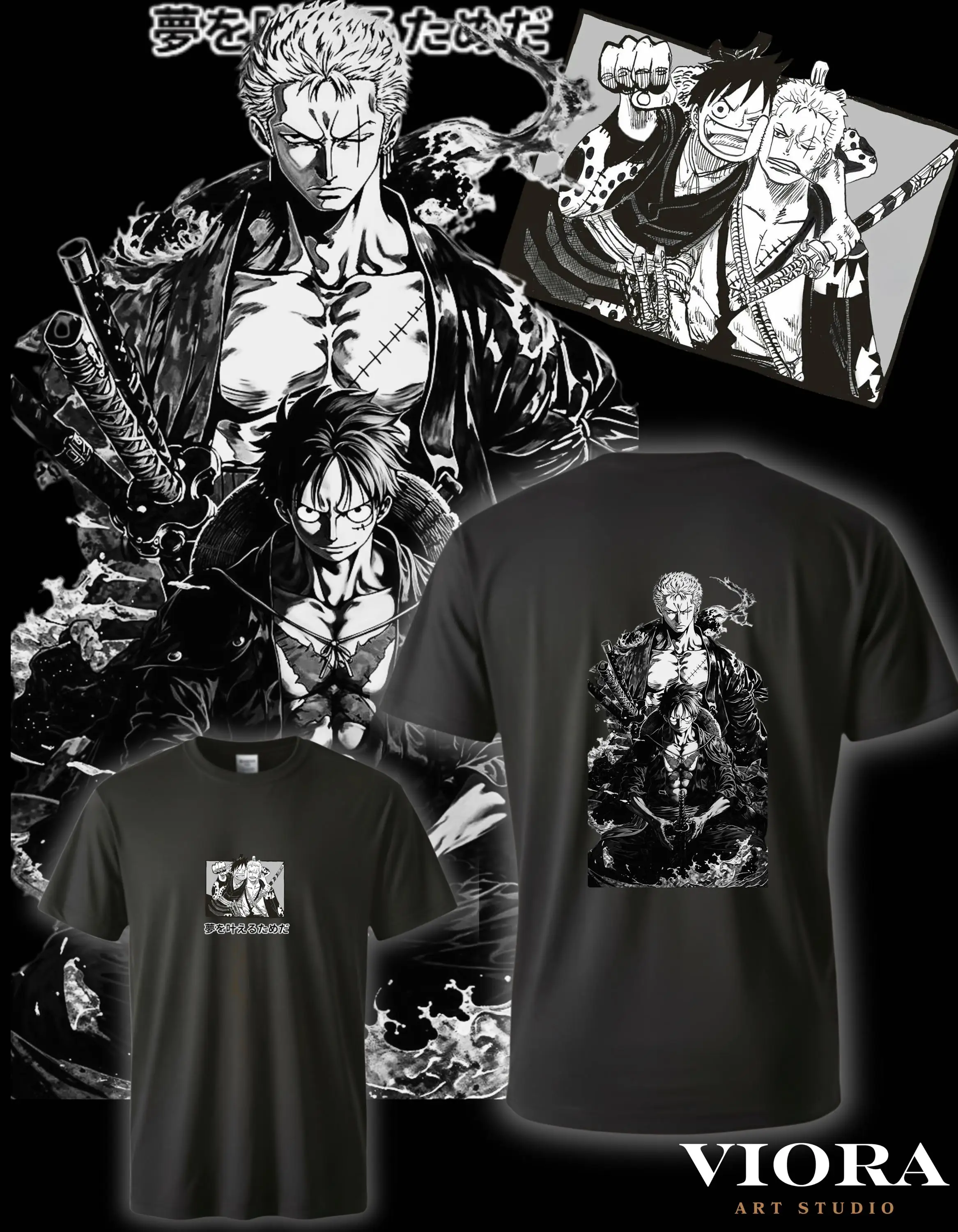 One Piece Luffy & Zoro T-shirt: Anime Manga Graphic Tee One Piece Fan Gift Unisex Cotton Tee Gift For Him Cool Graphic Tee
One Piece Luffy & Zoro T-shirt: Anime Manga Graphic Tee One Piece Fan Gift Unisex Cotton Tee Gift For Him Cool Graphic Tee