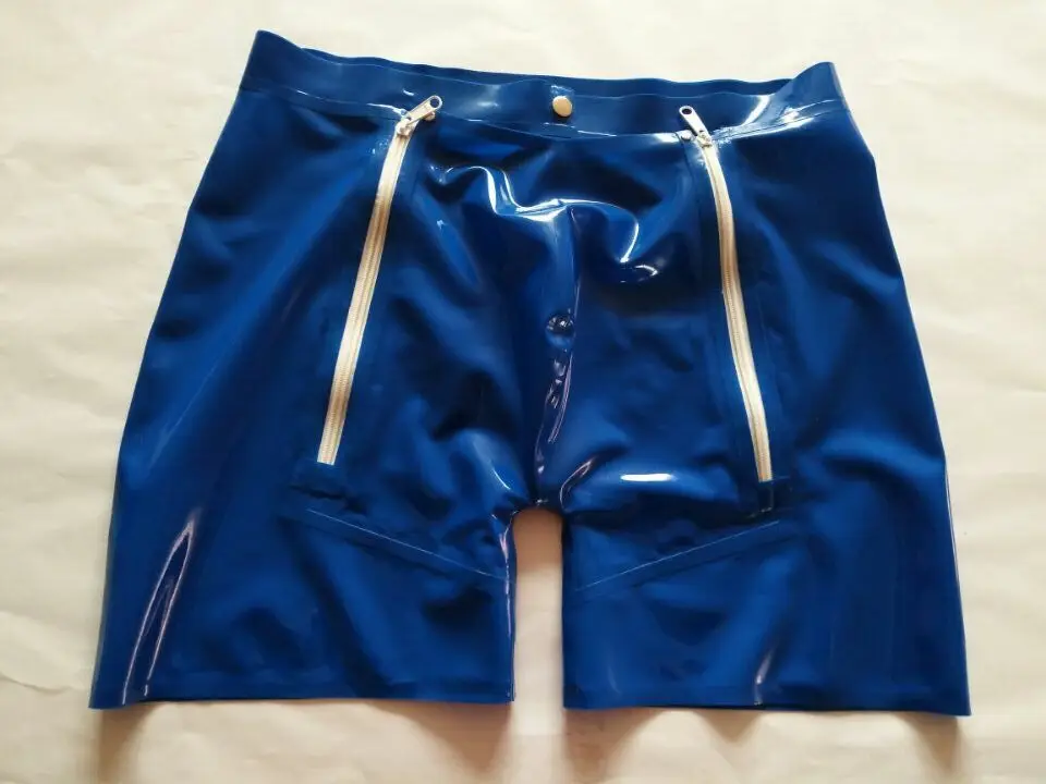 100%Latex Rubber Navy Blue fashion Boxer shorts Pants Sexy Tight 0.4mm Zip Cosplay
100%Latex Rubber Navy Blue fashion Boxer shorts Pants Sexy Tight 0.4mm Zip Cosplay