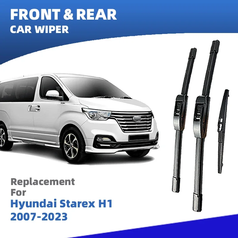 LHD Front Rear Windshield Wiper Blades For Hyundai Starex H1 Grand Starex 2007 - 2023 3Pc Windscreen Cleaning Accessories
LHD Front Rear Windshield Wiper Blades For Hyundai Starex H1 Grand Starex 2007 - 2023 3Pc Windscreen Cleaning Accessories