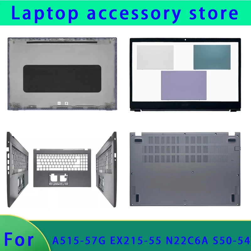 New for Aspire 5 N22C6A S50-54 EX215-55 A515-57 A515-57G LCD screen back cover, front panel, palm rest bottom cover ABCD Cover
New for Aspire 5 N22C6A S50-54 EX215-55 A515-57 A515-57G LCD screen back cover, front panel, palm rest bottom cover ABCD Cover