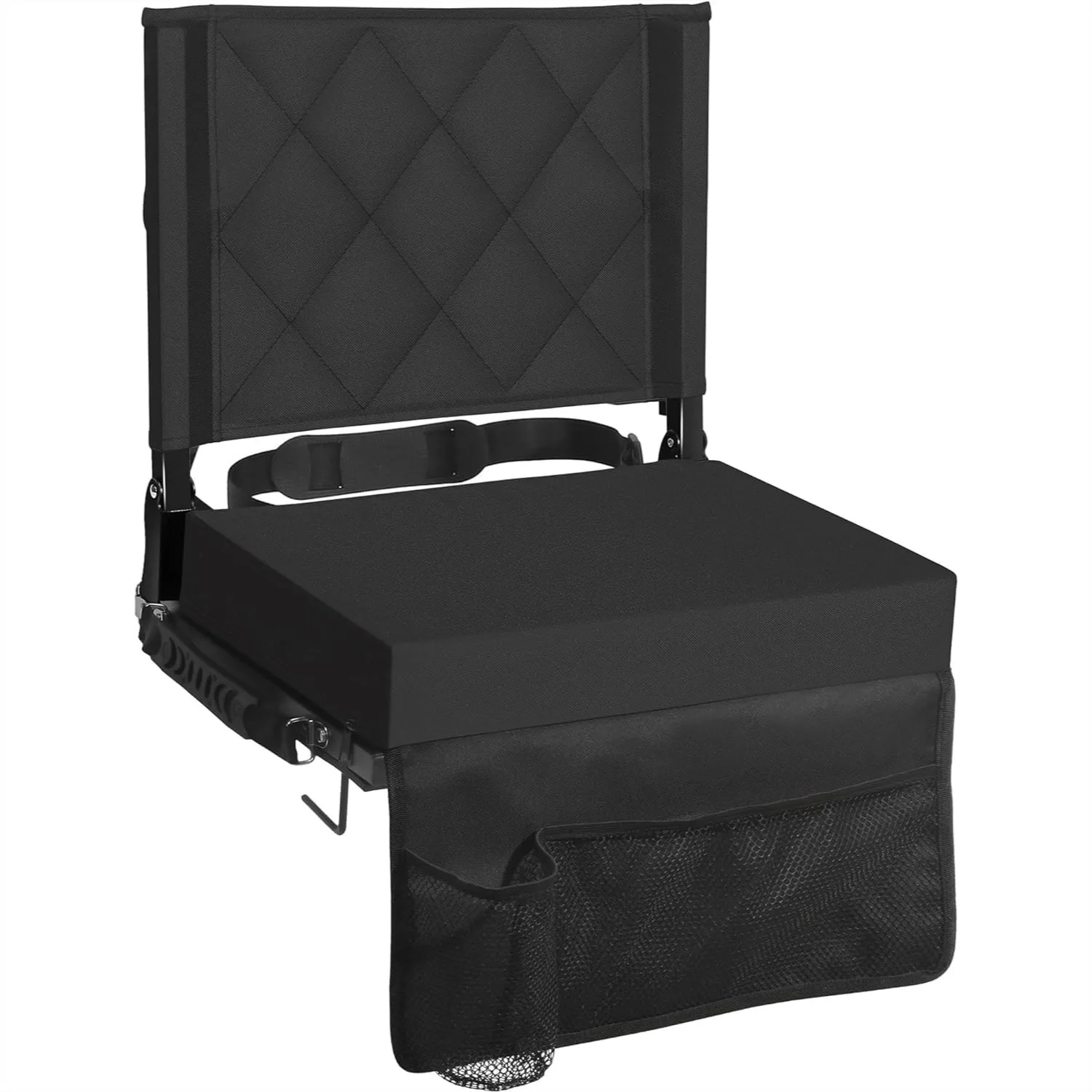 Stadium Seat For Bleachers With Back Support 13.5in Deep Seat 2.8in Thick Cushion Padded Folding Chair With Shoulder Strap For Football Baseball Games
Stadium Seat For Bleachers With Back Support 13.5in Deep Seat 2.8in Thick Cushion Padded Folding Chair With Shoulder Strap For Football Baseball Games