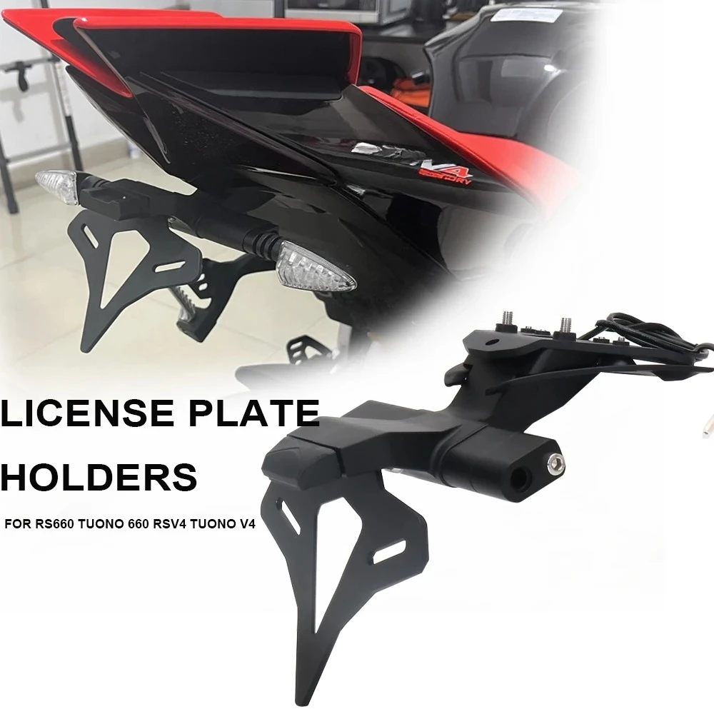 Motorcycle License Plate Holder Fender Eliminator Bracket With LED For Aprilia RS660 Tuono 660 RSV4 TUONO V4 2021 2022 2023
Motorcycle License Plate Holder Fender Eliminator Bracket With LED For Aprilia RS660 Tuono 660 RSV4 TUONO V4 2021 2022 2023