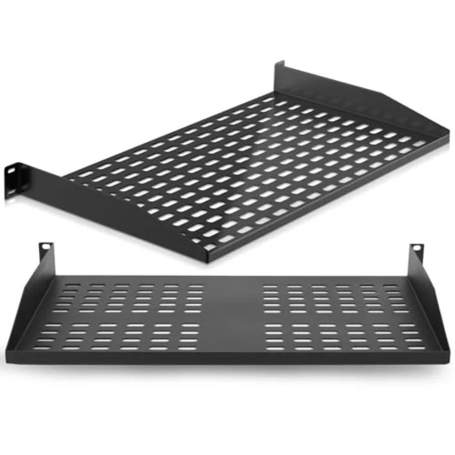 2-Pc 1U Server Rack Shelf Vented Shelves for Good Air Circulation Cantilever Mount Wall Mount Rack Universal Device Cabinet She
2-Pc 1U Server Rack Shelf Vented Shelves for Good Air Circulation Cantilever Mount Wall Mount Rack Universal Device Cabinet She
