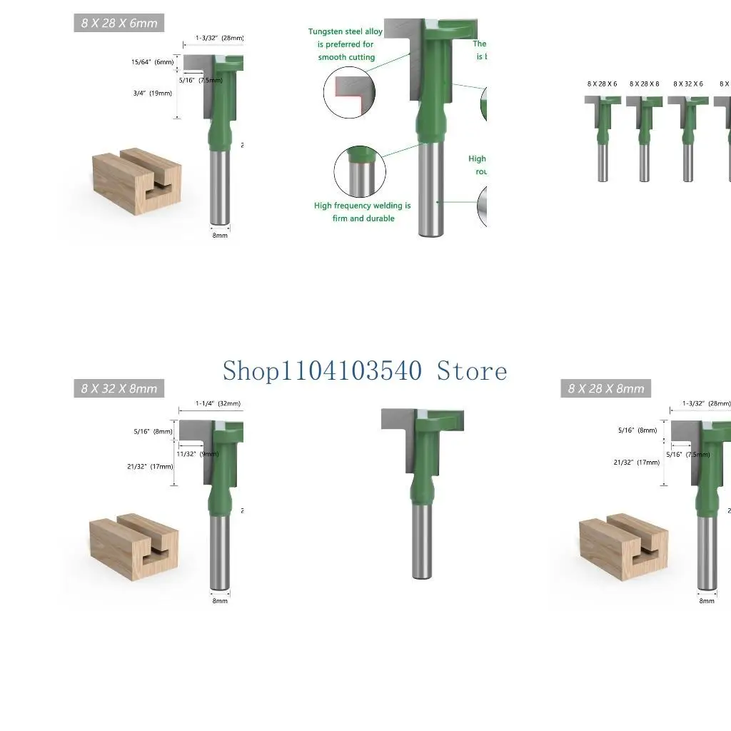 02DC 8mm End Mill Bits Blue Molding Milling Cutter Slot Cutter Router Bit 4 Pack
02DC 8mm End Mill Bits Blue Molding Milling Cutter Slot Cutter Router Bit 4 Pack