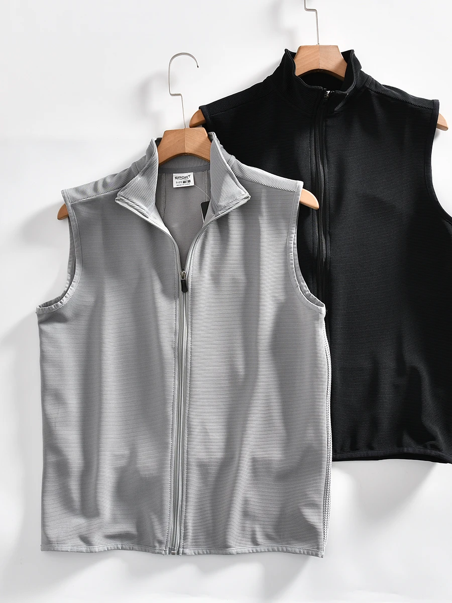 Pure Original Tag! Men's Spring Summer Sport Casual Knitted Mesh Vest Breathable Elastic Quick Dry Standard Fit Polyester Fiber
Pure Original Tag! Men's Spring Summer Sport Casual Knitted Mesh Vest Breathable Elastic Quick Dry Standard Fit Polyester Fiber