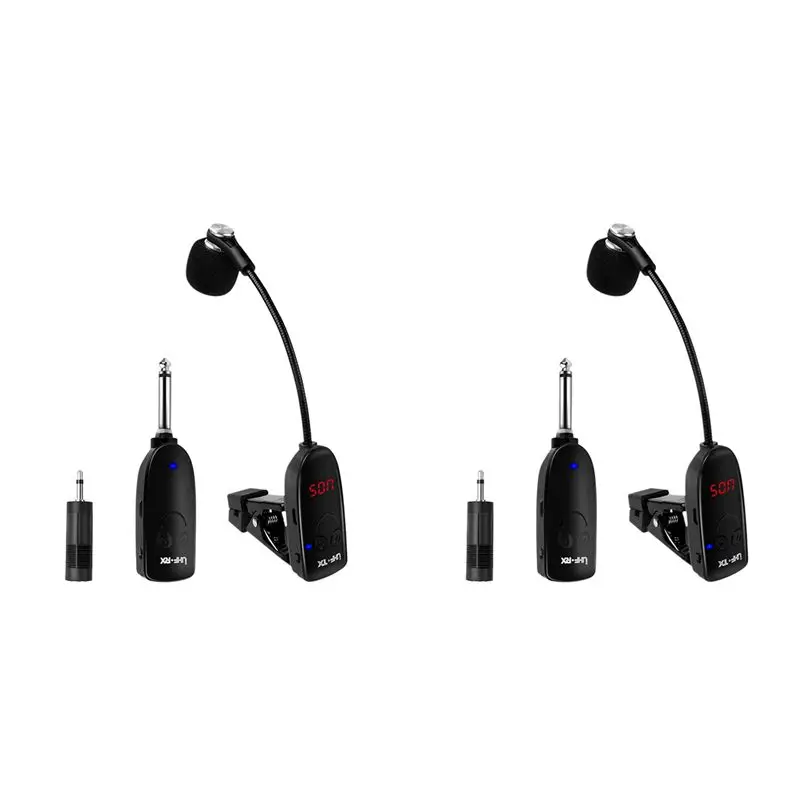 BNVN-2X UHF Wireless Instruments Saxophone Microphone Wireless Receiver Transmitter 50M Range Plug And Play
BNVN-2X UHF Wireless Instruments Saxophone Microphone Wireless Receiver Transmitter 50M Range Plug And Play