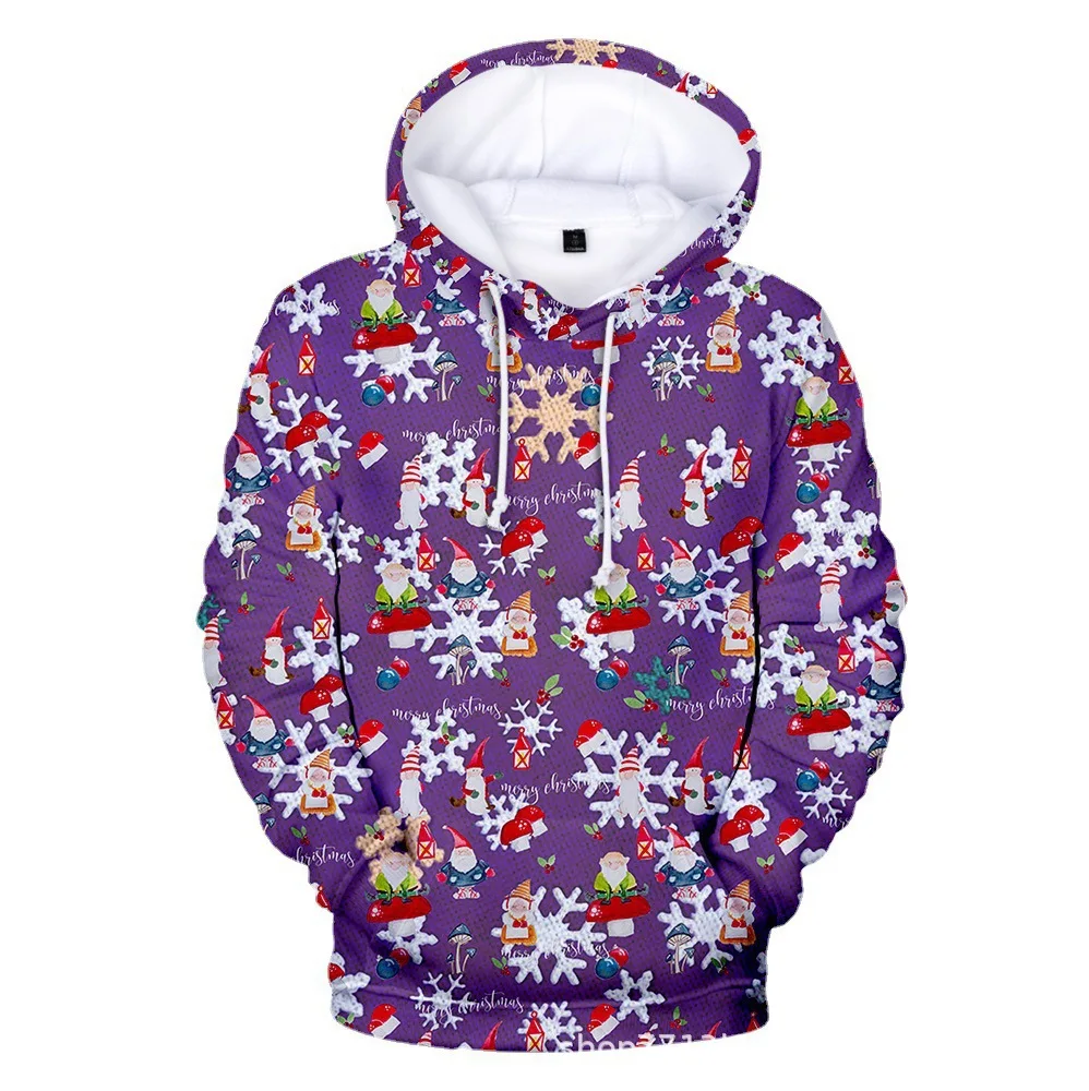 Winter 2024 Santa Claus 3D Digital Printing Unisex Hooded Sweatshirt Hooded Sweatshirt Women's Y2K Clothing Unisex Sweatshirt
Winter 2024 Santa Claus 3D Digital Printing Unisex Hooded Sweatshirt Hooded Sweatshirt Women's Y2K Clothing Unisex Sweatshirt