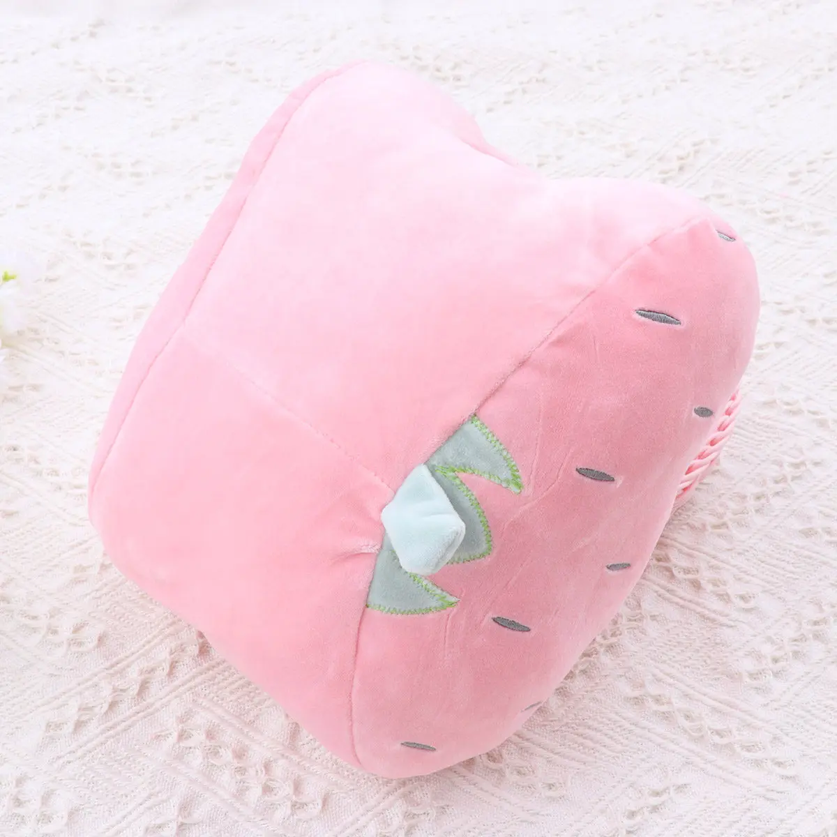 Strawberry Design Portable Hand Warmer Pillow Soft Skin Friendly Dual Side Opening for Cold Winter Use At Home Office Bedroom
Strawberry Design Portable Hand Warmer Pillow Soft Skin Friendly Dual Side Opening for Cold Winter Use At Home Office Bedroom