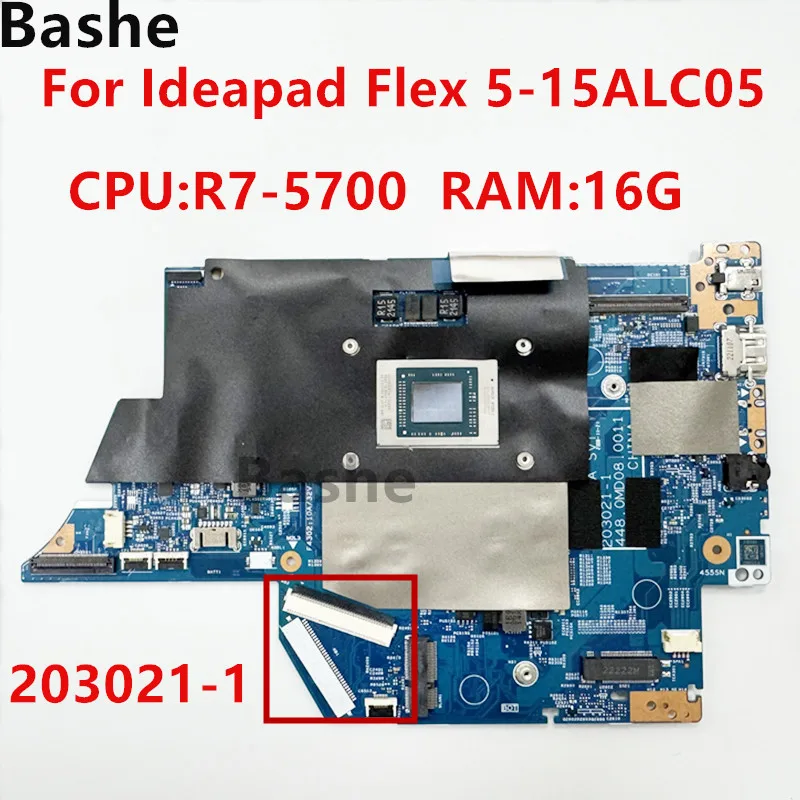 Für Lenovo Ideapad Flex 5-15ALC05 Laptop Motherboard mit R7-5700 CPU 16GB RAM LC56-14A 203021 -1 100%
Für Lenovo Ideapad Flex 5-15ALC05 Laptop Motherboard mit R7-5700 CPU 16GB RAM LC56-14A 203021 -1 100%