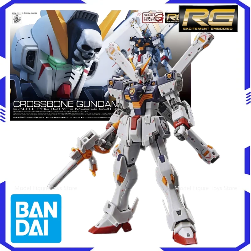 Bandai Genuíno 1/144 RG-Crossbone Gundam X-1 Original model kit assembly model anime action character assembly model toy boygift
Bandai Genuíno 1/144 RG-Crossbone Gundam X-1 Original model kit assembly model anime action character assembly model toy boygift