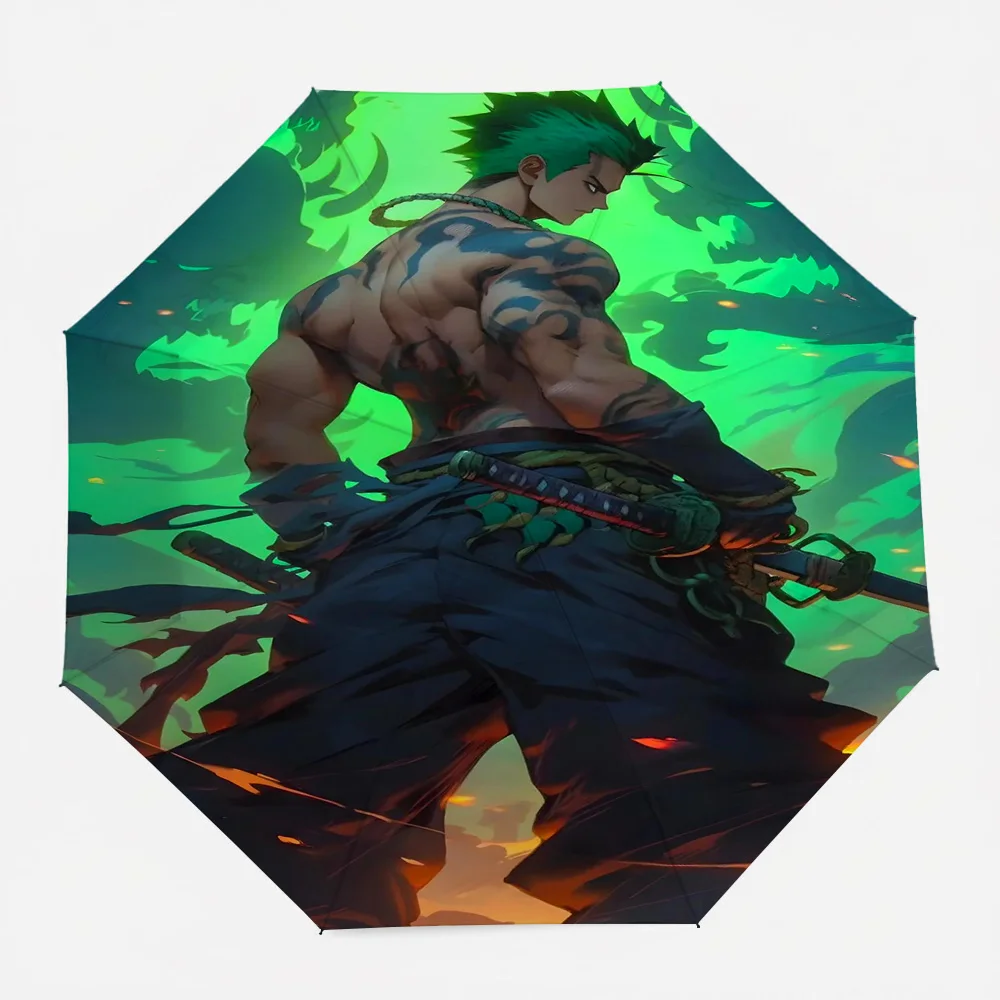 One Piece Roronoa Zoro Muscular Tattooed Epic Anime Art Automatic Folding Umbrella Windproof Waterproof UV Protection Compact Tr
One Piece Roronoa Zoro Muscular Tattooed Epic Anime Art Automatic Folding Umbrella Windproof Waterproof UV Protection Compact Tr