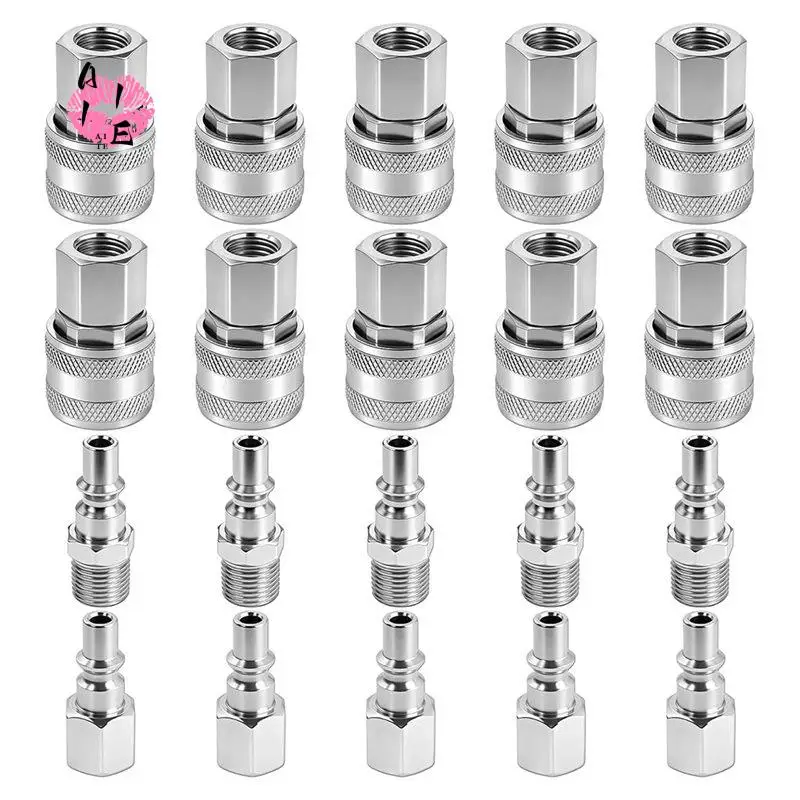 A11E-20 Pcs 1/4" NPT A Style Air Coupler And Plug Kit, Compatible With S-775, S-777, S-778
A11E-20 Pcs 1/4" NPT A Style Air Coupler And Plug Kit, Compatible With S-775, S-777, S-778