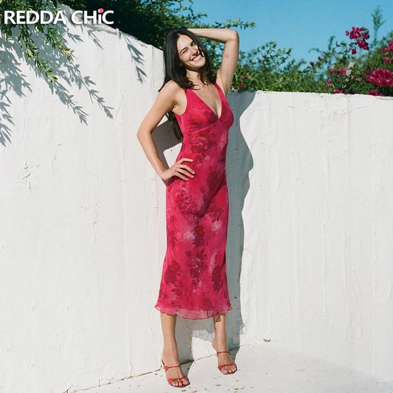 Женское длинное вечернее платье REDDACHiC, романтичное розовое платье с цветочным принтом и драпировкой, Бандажное платье без рукавов с V-образным вырезом, Женская винтажная одежда
Женское длинное вечернее платье REDDACHiC, романтичное розовое платье с цветочным принтом и драпировкой, Бандажное платье без рукавов с V-образным вырезом, Женская винтажная одежда